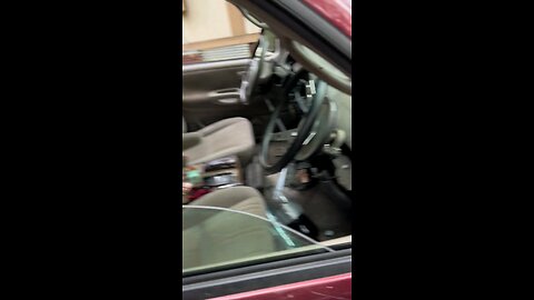 two steering wheels and one car