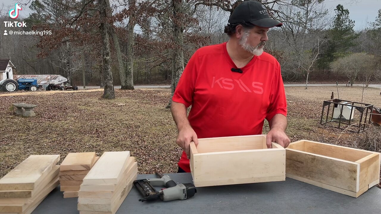 DIY wooden trays for rooting hardwood cuttings