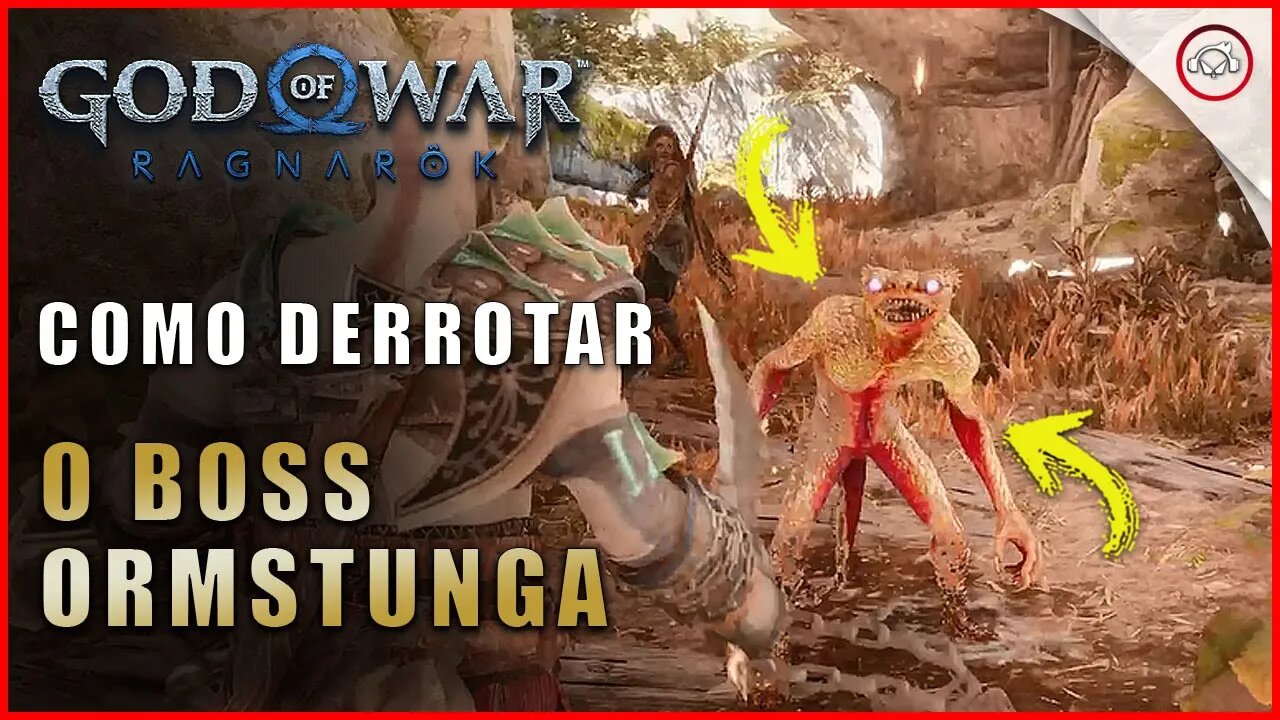 God of war Ragnarok, Como derrotar o Boss Ormstunga | Super dica