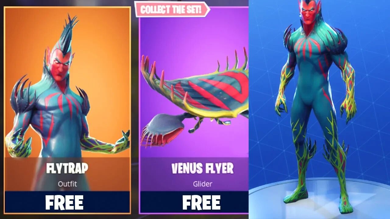 NEW FORTNITE FREE SKINS UPDATE! NEW "FLYTRAP" FREE SKIN IN FORTNITE! (FORTNITE BATTLE ROYALE)