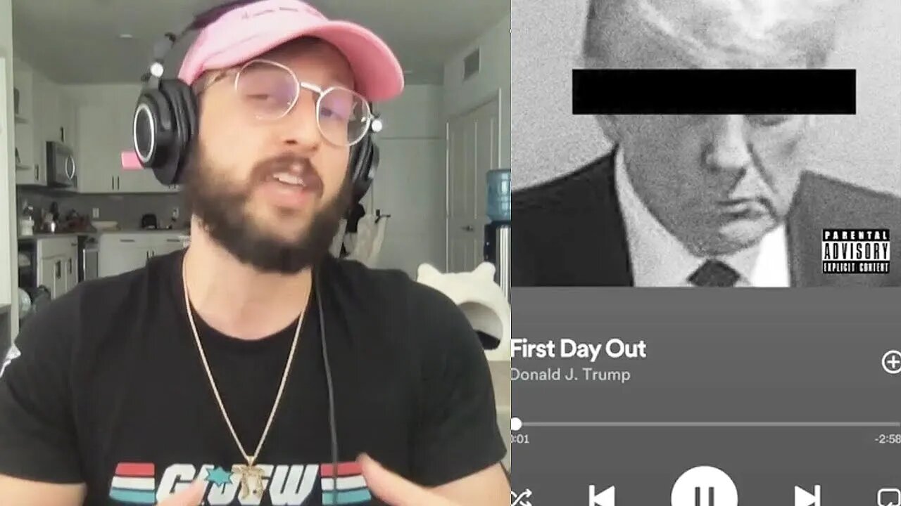 Artist Hi-Rez speaks on the polical messaging of the Trump AI song 'first day out'