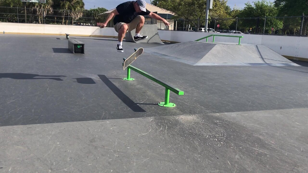 Frontside Flip Over Bar