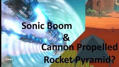Sonic Boom & Cannon Powered Rocket? - Trailmakers Early Access