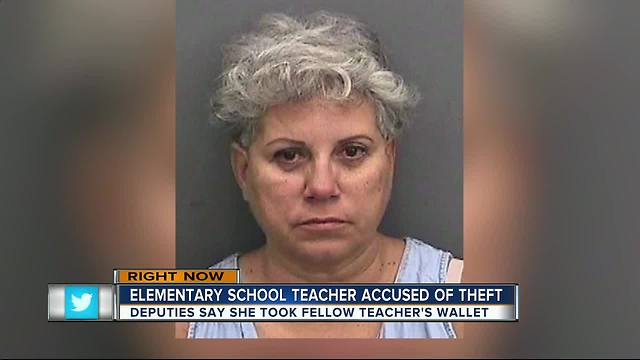 Deputies: Teacher stole credit card from another teacher at recess