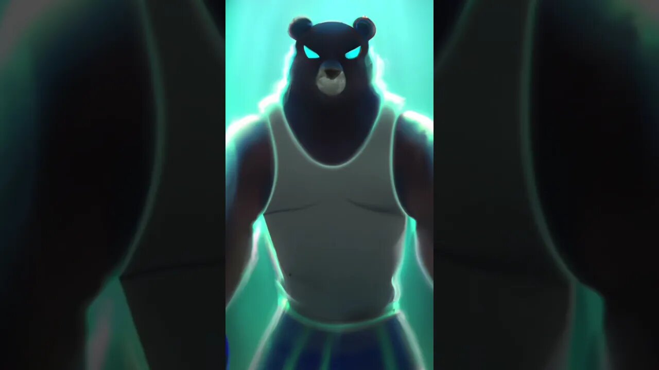 Dakota the Dancing Bear: AI artwork #art #mma