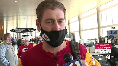 Excitement fills the air as Chiefs fans fly to Tampa