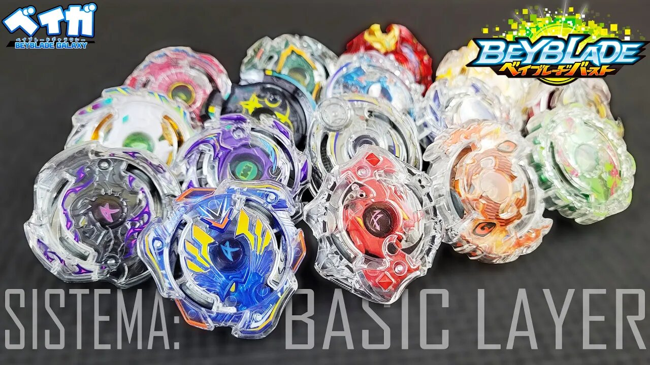 Os sistemas de BEYBLADE BURST - Parte 1 - BASIC LAYER