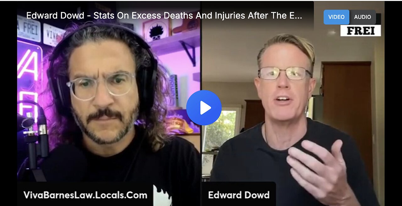 Edward Dowd - Stats On Excess Deaths And Injuries After The Extermination Shot Mandates