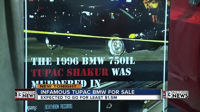 Vehicle Tupac Shakur was shot in for sale in Las Vegas