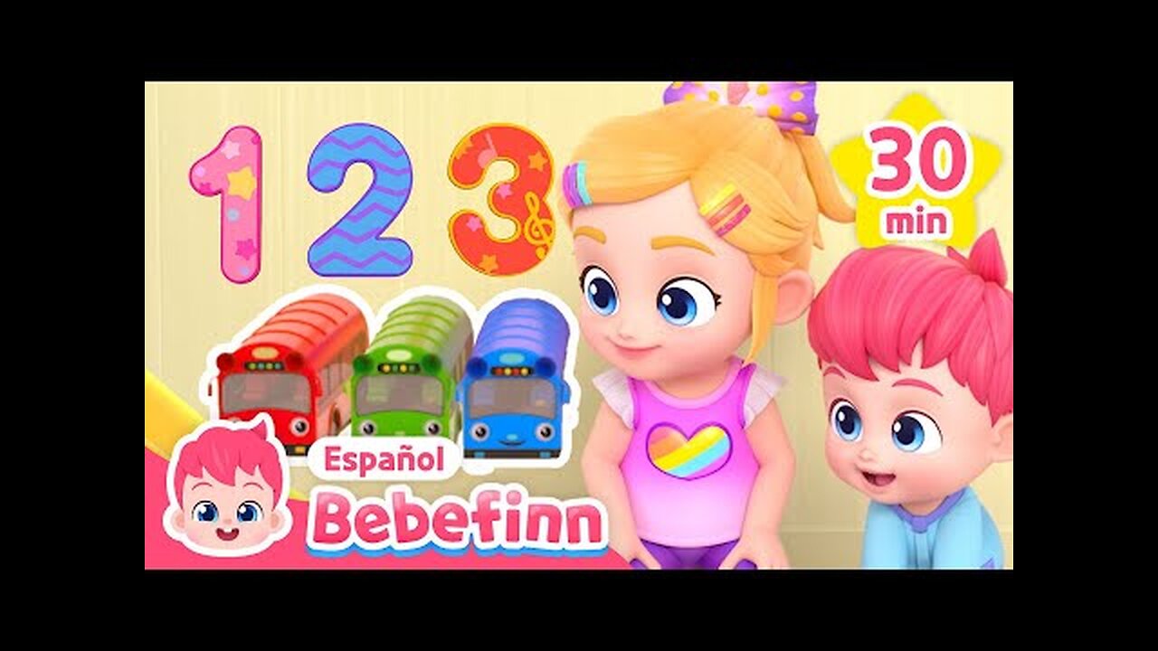 Las Canciones Infantiles Enganchadas de Números y Más | Bebefinn en español