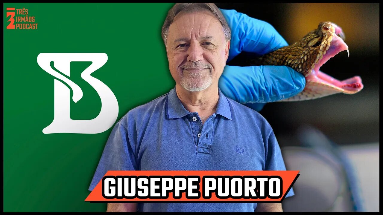 Giuseppe Puorto - Diretor do Museu Biológico do Instituto Butantan - Podcast 3 Irmãos #363