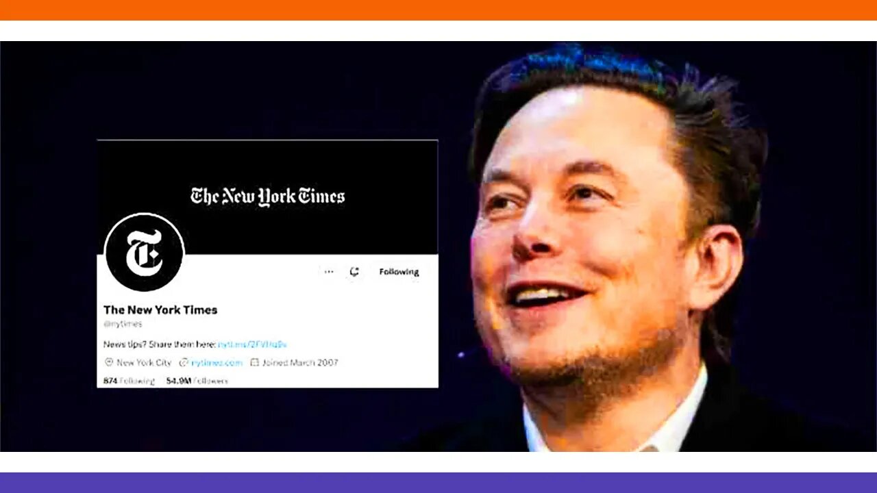 Elon Musk Removes NYT's Gold Checkmark 🟠⚪🟣 NPC Politics