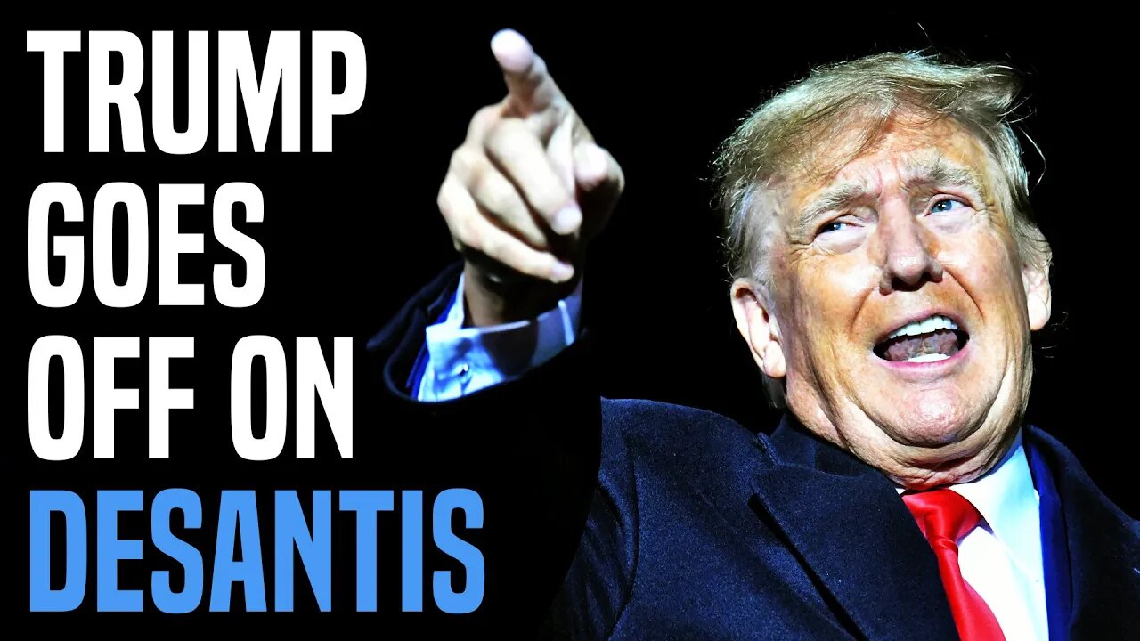 Trump relentlessly POUNDING DeSantis, who isn't even running (yet)