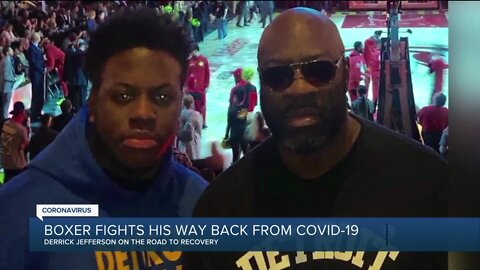 Boxer fights his way back from COVID-19