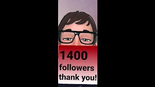 1400 followers THANK YOU!