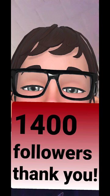 1400 followers THANK YOU!