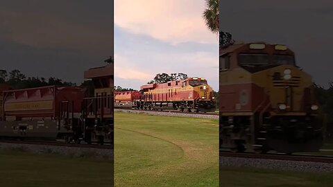 Florida East Coast Railway FEC-107 at Daytona Beach Golf Club August 5 2023 #railfanrob #fec107