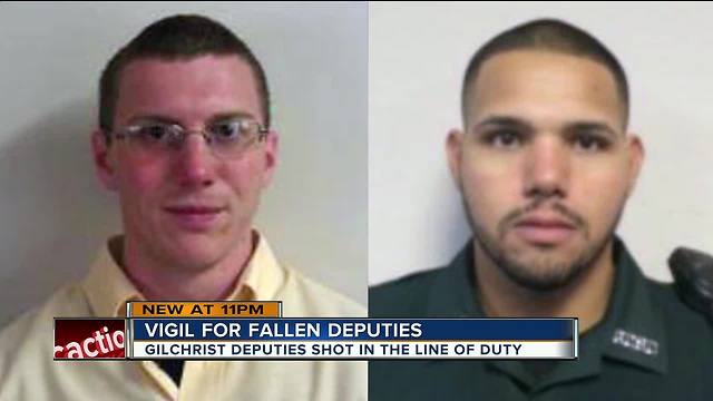 Vigil held for fallen Florida deputies