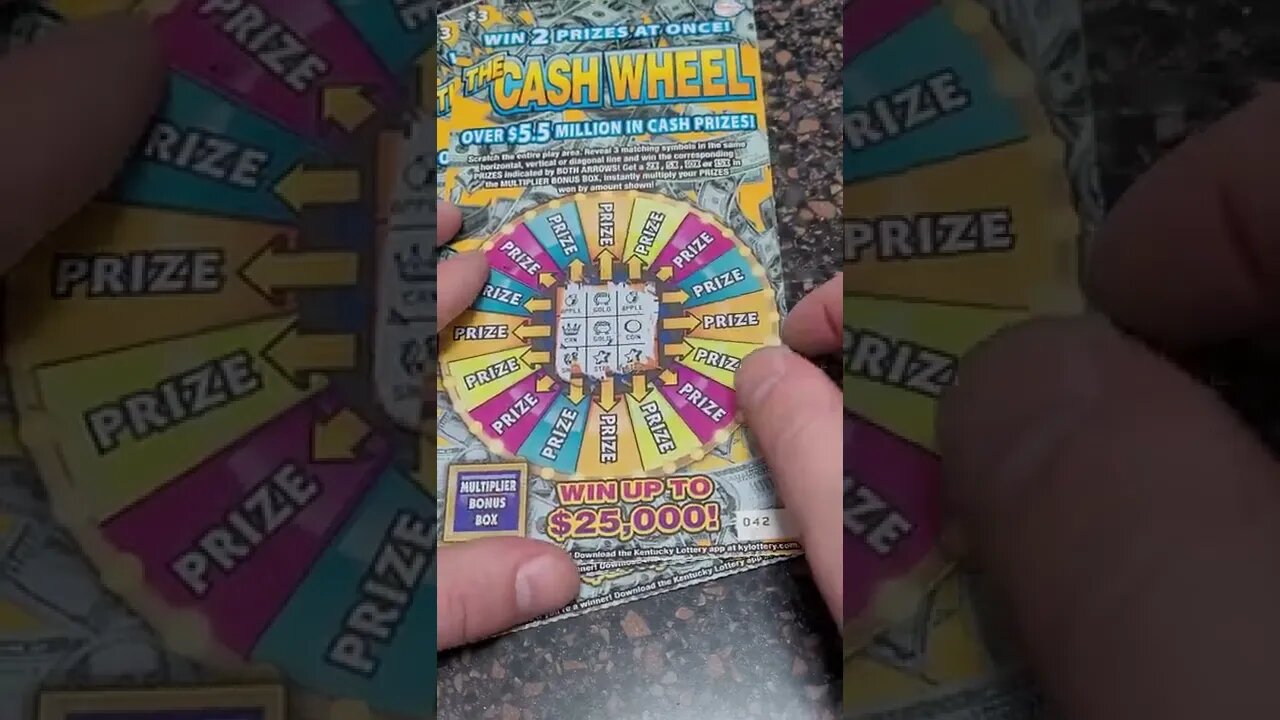 Cash Wheel Scratch Off Tickets from the KY Lottery!