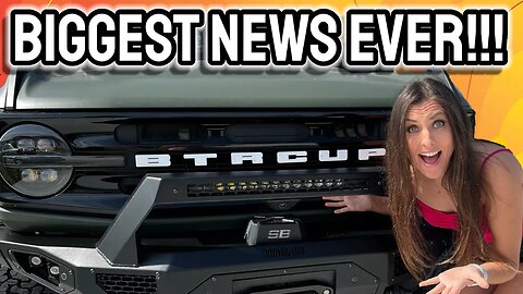 My Biggest Announcement Ever | 2021+ Ford Bronco | HUGE NEWS!