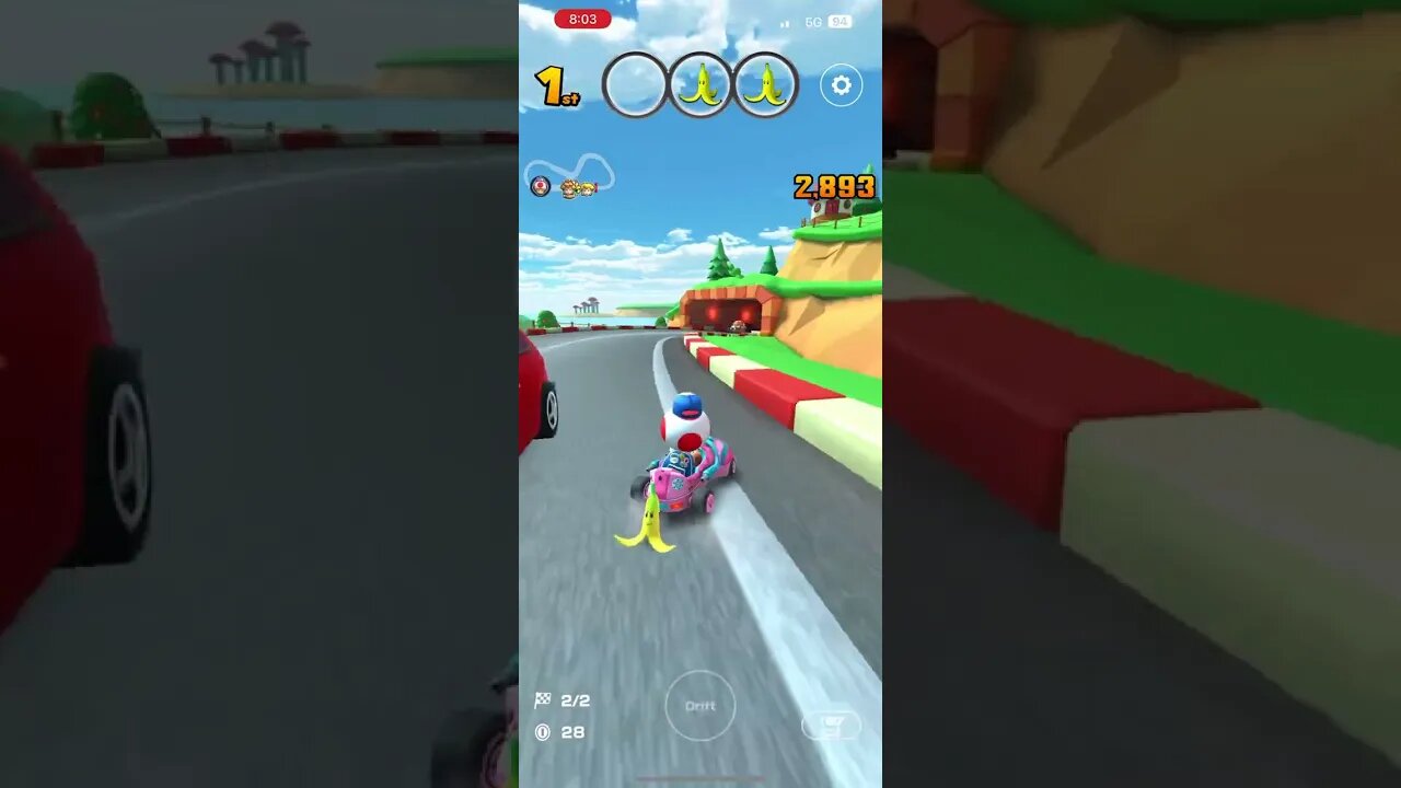 Mario Kart Tour - Today’s Challenge Gameplay (Vacation Tour Day 14 + Badge)