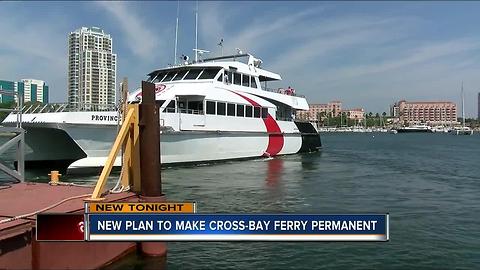 Plan pitched to make Cross Bay Ferry permanent