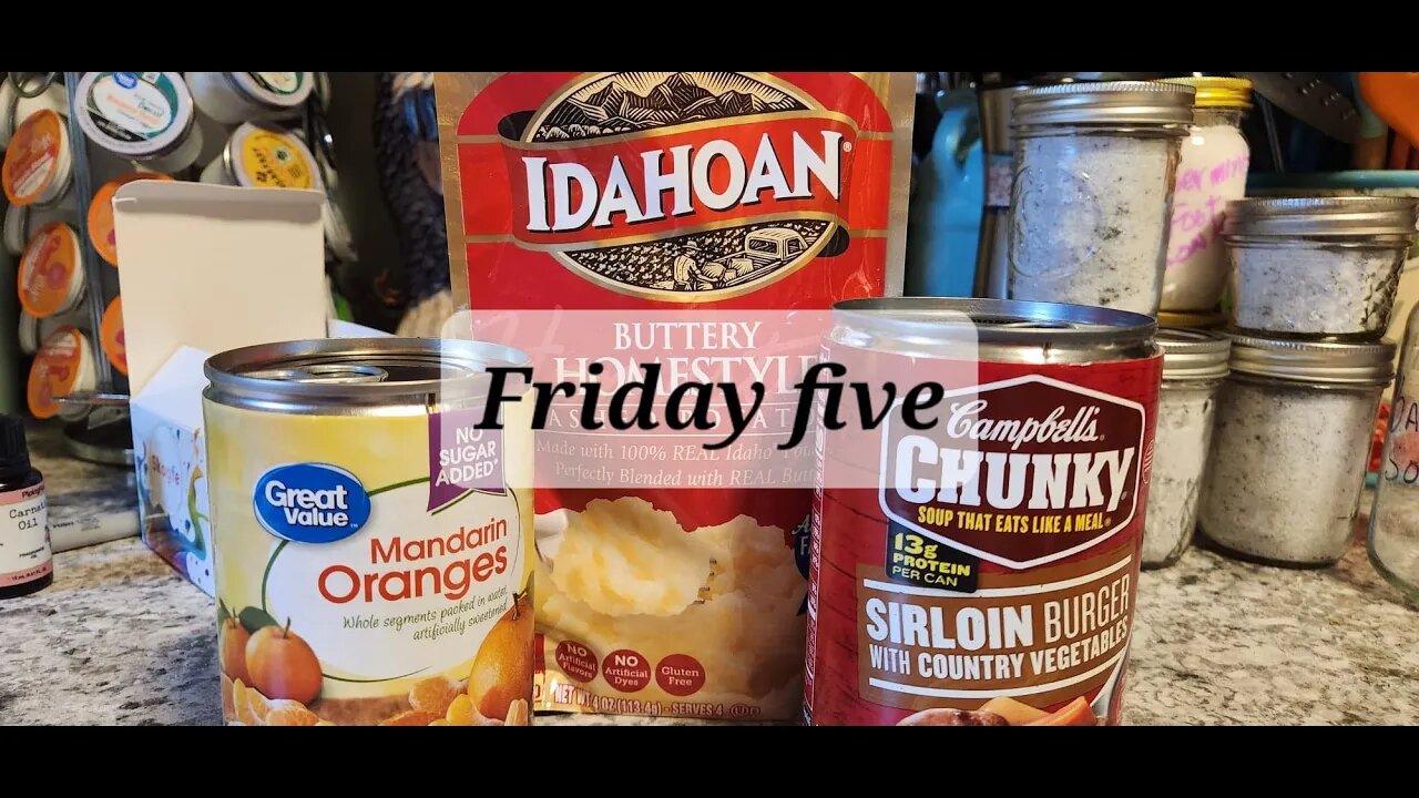 Friday five pantry haul Stock your pantry $5.00 at a time @Sassy Gal Prepping #groceryhaul