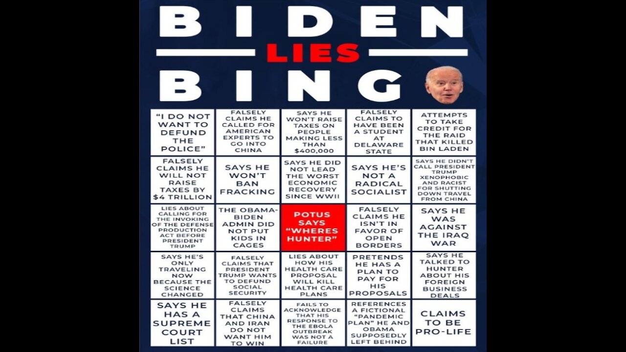 The Lies from the Biden Administration.