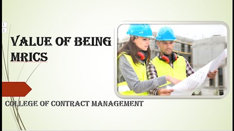 Value of being MRICS