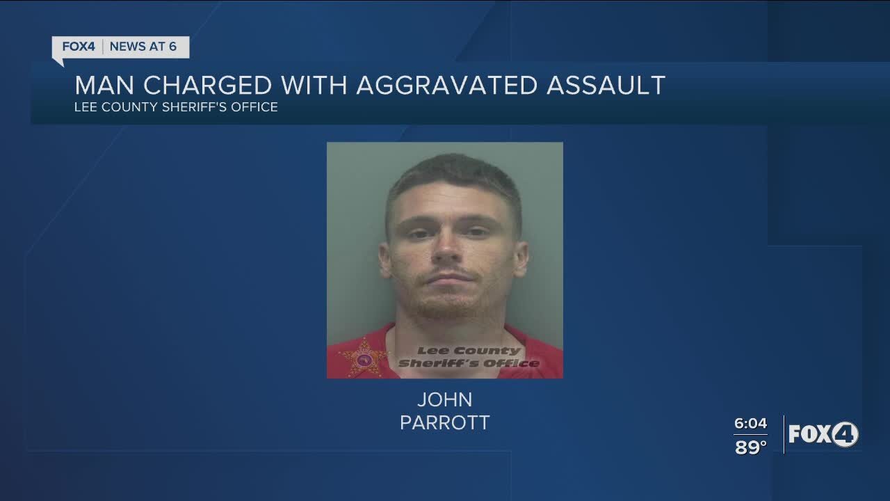 Man wielding machete charged with aggravated assault