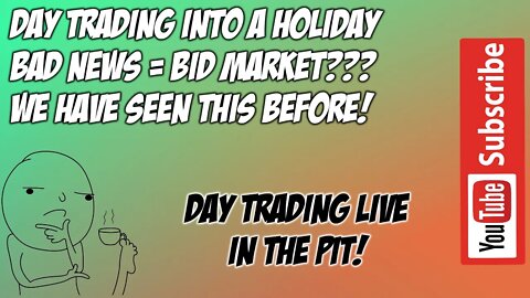 Day Trading Futures RTH Live Stream