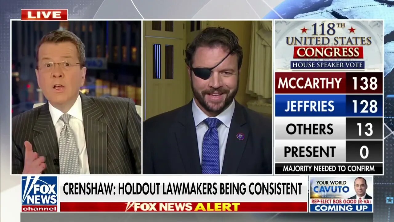 Dan Crenshaw: 20 Republican Holdouts Can't Articulate What They Want