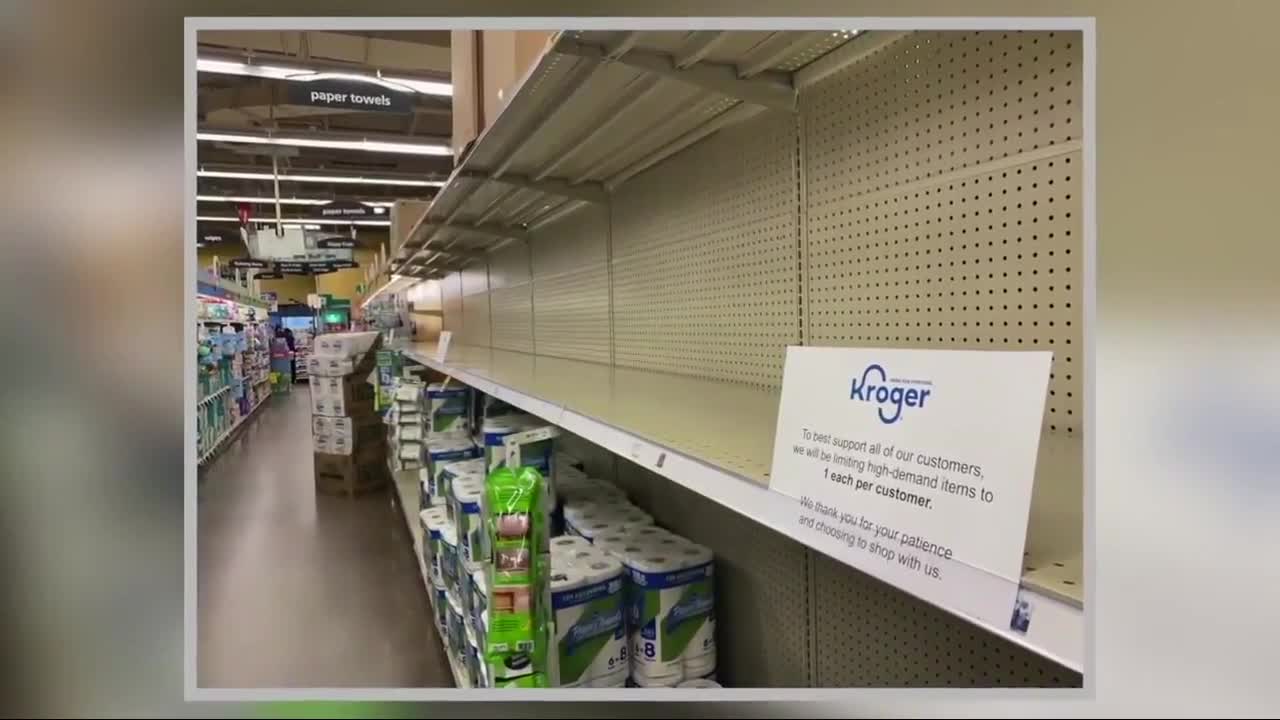 Empty shelves return as shoppers buy up supplies amid new COVID-19 restrictions