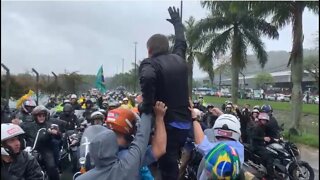 O FENÔMENO DA MOTOCIATA BOLSONARO EM SANTOS