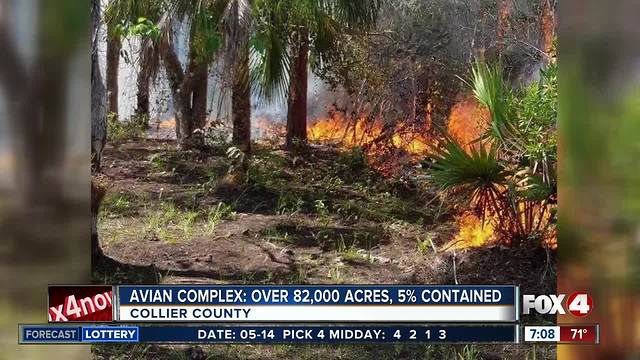 Avian Complex Fire now over 82,000 acres