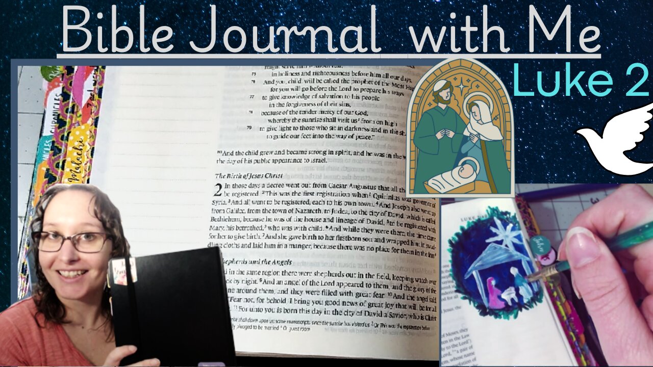 Bible Journal With Me - Luke 2, Birth of Jesus