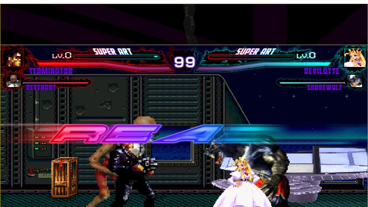 Mugen: Terminator/Revenant(Doom) vs Devilotte/Sabrewulf