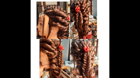 Messy look hairstyle ❤️