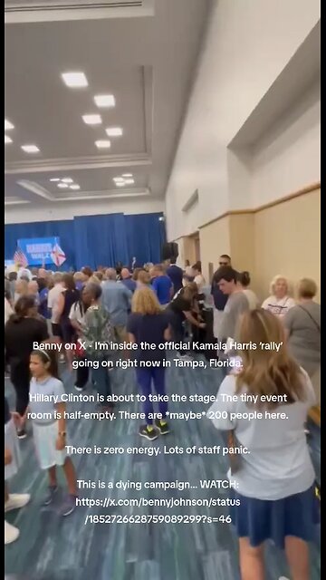 Benny Johnson gets booted from Kamala Harris and Hillary Clinton BOMB!!