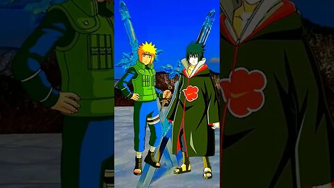 Minato VS Sasuke - WHO IS STRONGEST??.#shorts