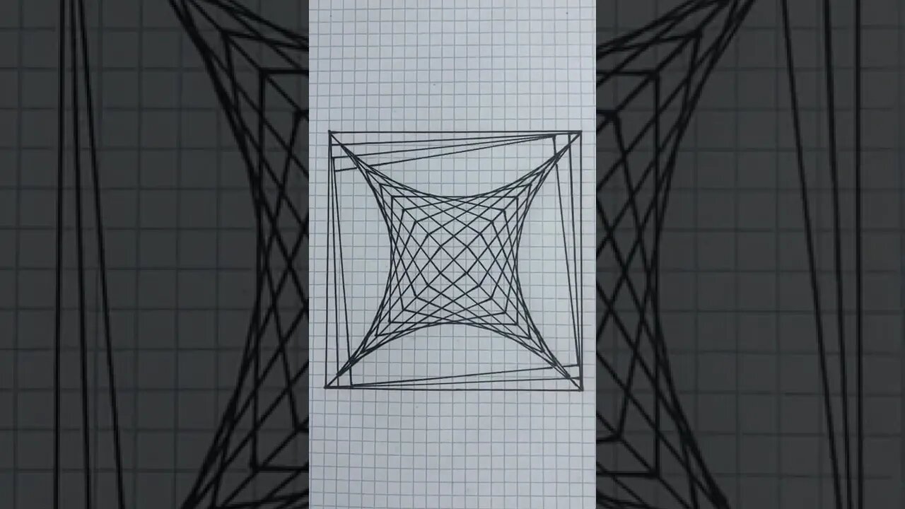 Drawing Optical Art #shorts #art #opticalillusion