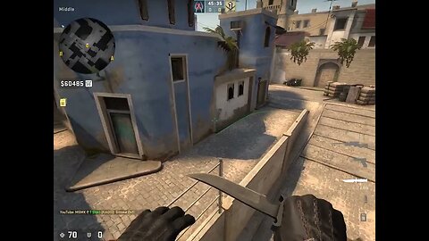 T Spawn Block Mid Short de_mirage smoke