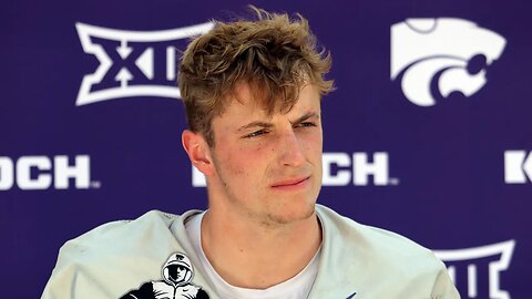 Kansas State Football | Nate Matlack Press Conference | August 18, 2023