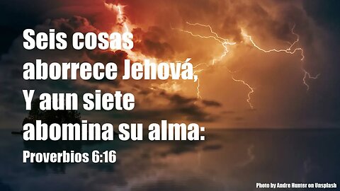 Seis cosas aborrece Dios #devocional #devocionaldiario #jesuscristo