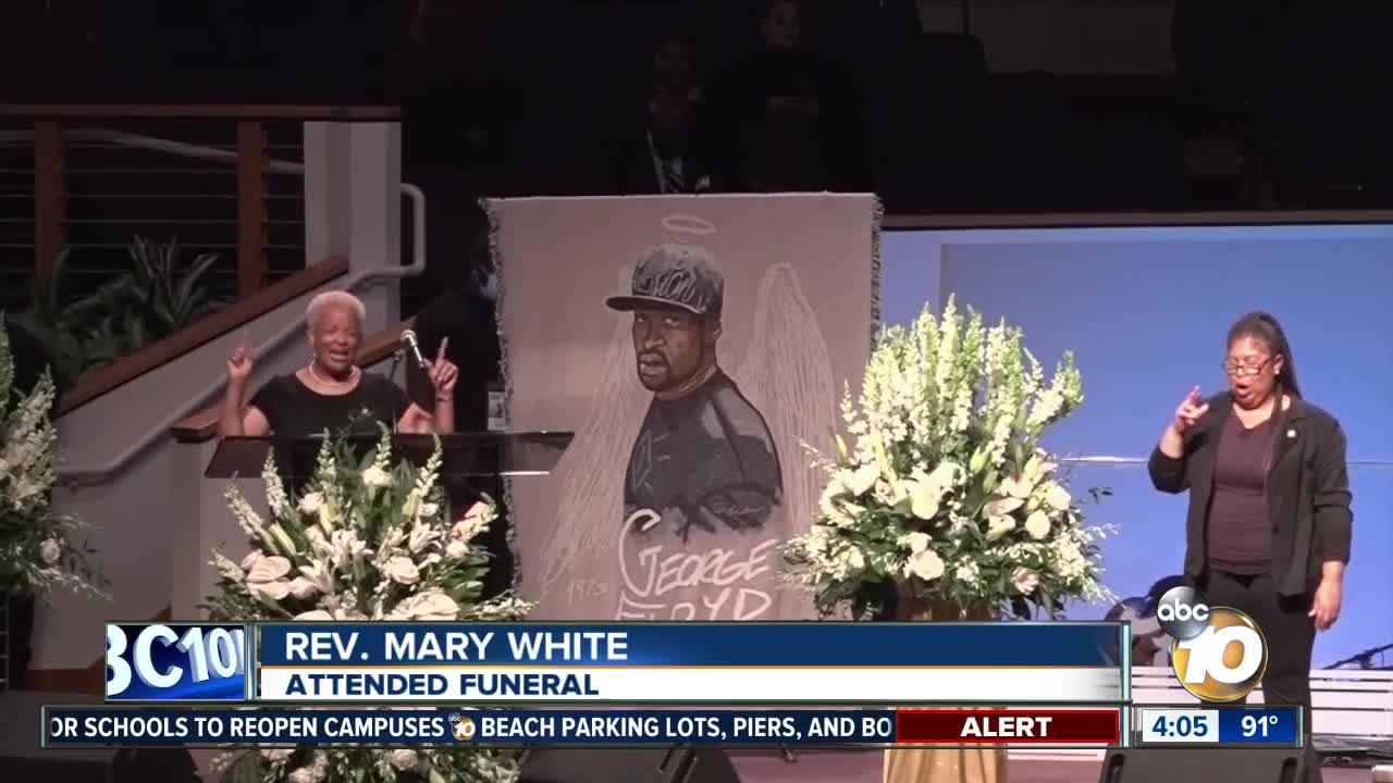 Funeral for George Floyd held in Houston