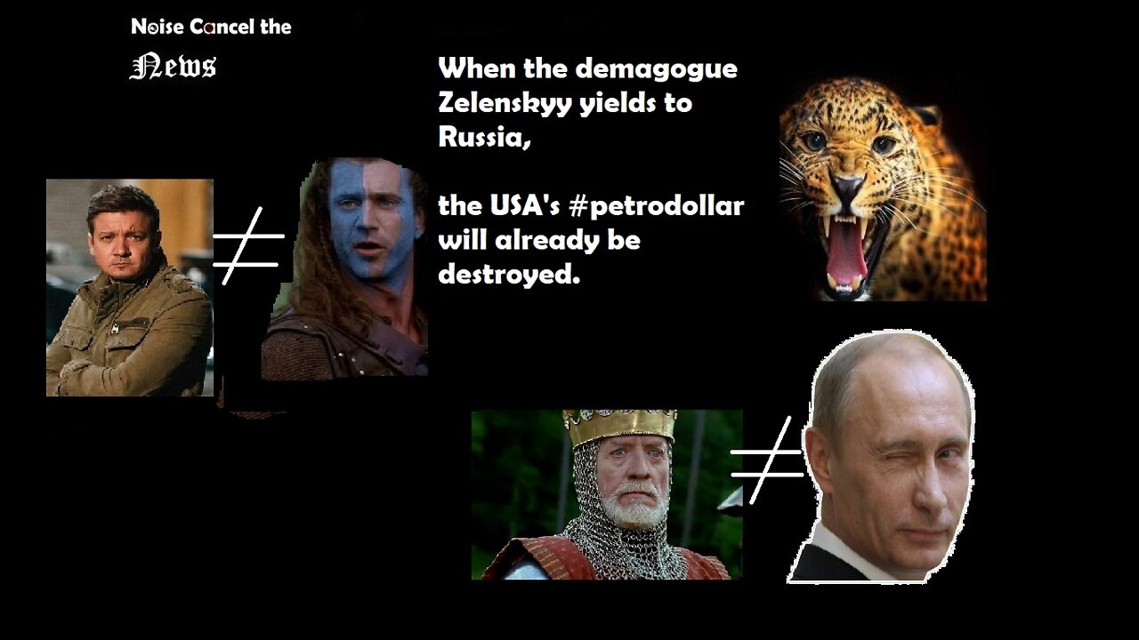 #Zelenskyy will soon yield, and the #petrodollar will be gone