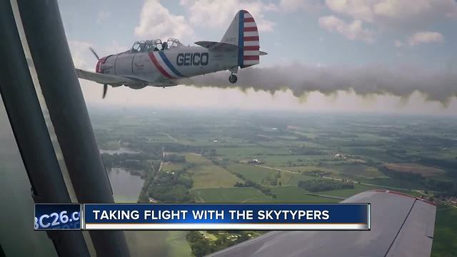 Taking flight with the GEICO Skytypers