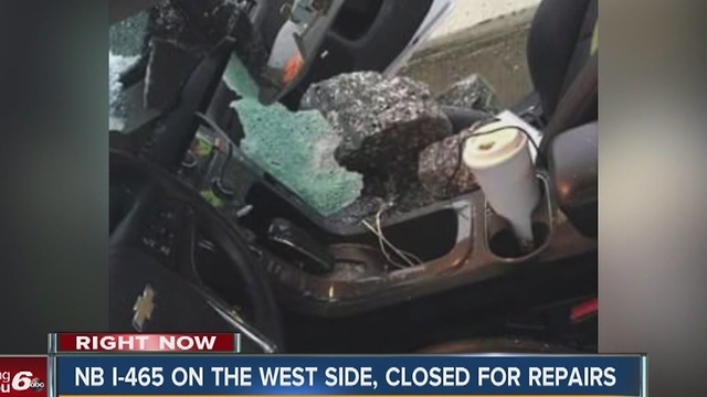 Northbound I-465 will remain closed for repairs after bridge crash