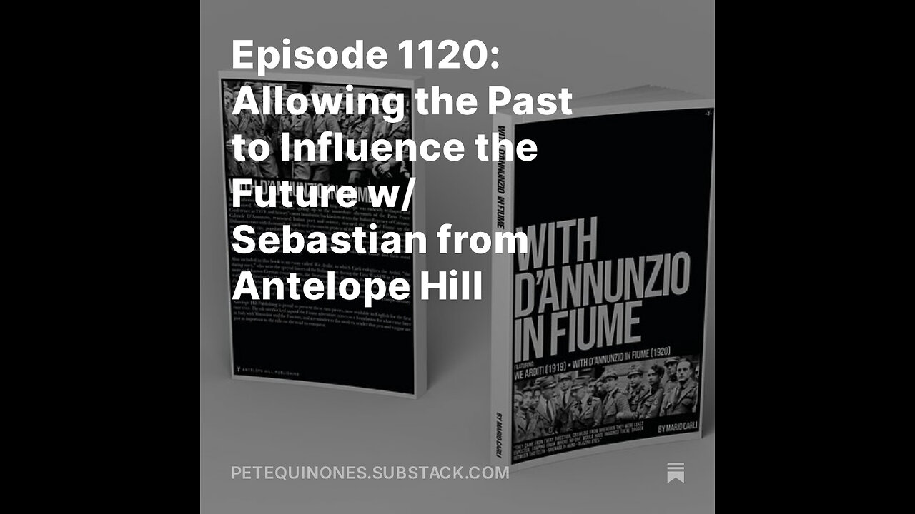 Episode 1120: Allowing the Past to Influence the Future w/ Sebastian from Antelope Hill