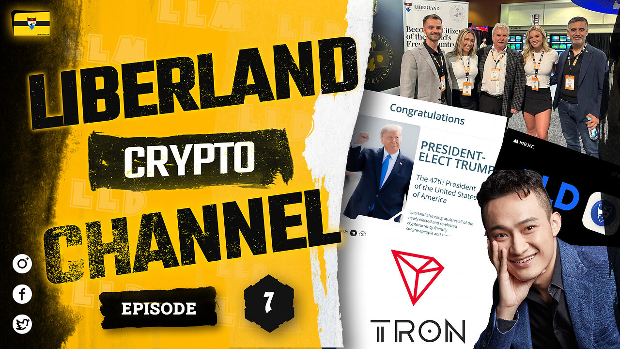 Liberland Crypto Channel Episode 7 - Justin Sun Tron